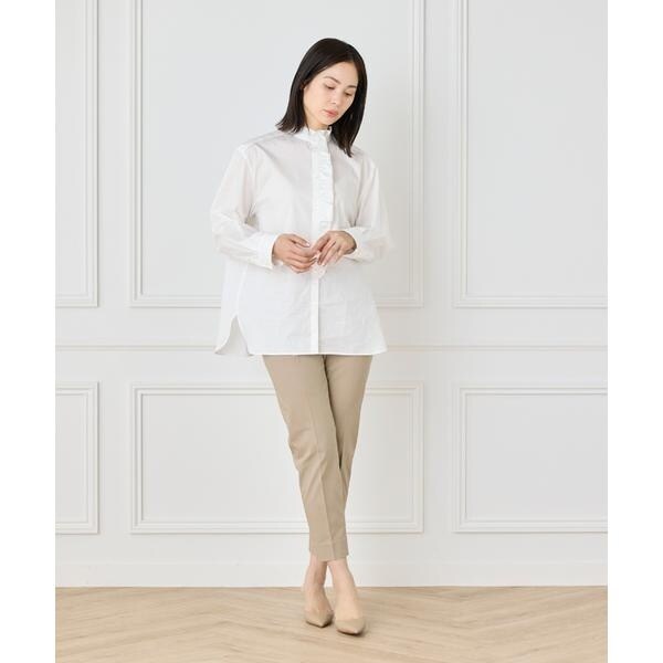 セブンアイディコンセプト（7ID concept）/《大きいサイズ》フリルシャツ