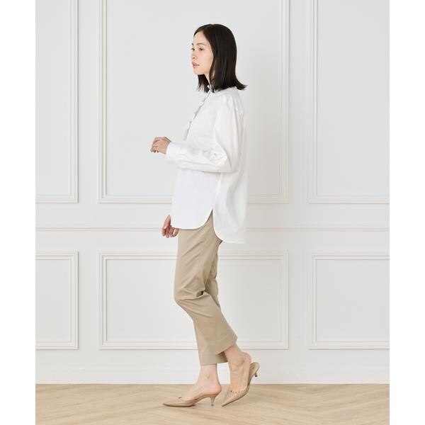 セブンアイディコンセプト（7ID concept）/《大きいサイズ》フリルシャツ