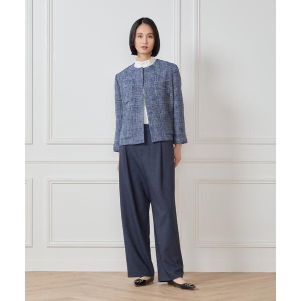 セブンアイディコンセプト（7ID concept）/《大きいサイズ》フリルシャツ