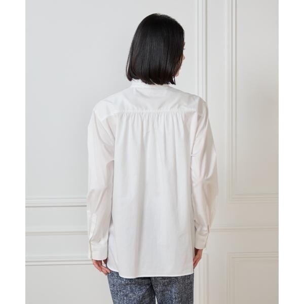 セブンアイディコンセプト（7ID concept）/《大きいサイズ》フリルシャツ