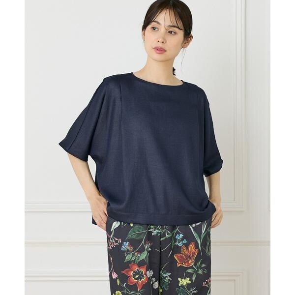 セブンアイディコンセプト（7ID concept）/《大きいサイズ》ドルマンタックブラウス