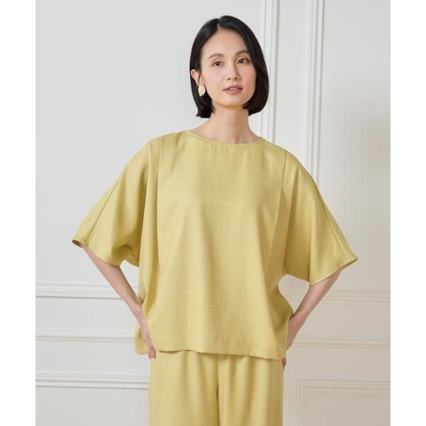 セブンアイディコンセプト（7ID concept）/《大きいサイズ》ドルマンタックブラウス