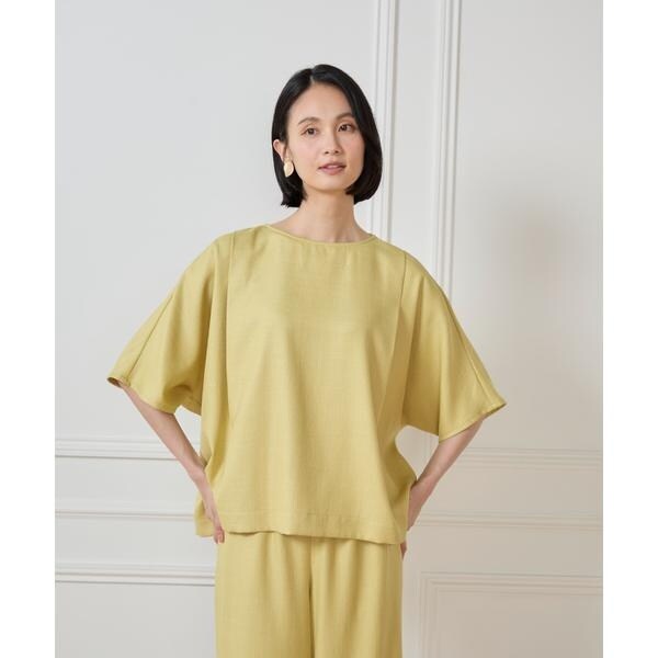 セブンアイディコンセプト（7ID concept）/《大きいサイズ》ドルマンタックブラウス