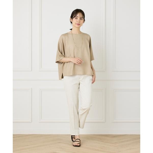 セブンアイディコンセプト（7ID concept）/《大きいサイズ》ドルマンタックブラウス