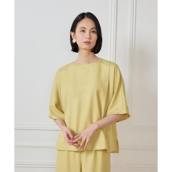 セブンアイディコンセプト（7ID concept）/《大きいサイズ》ドルマンタックブラウス