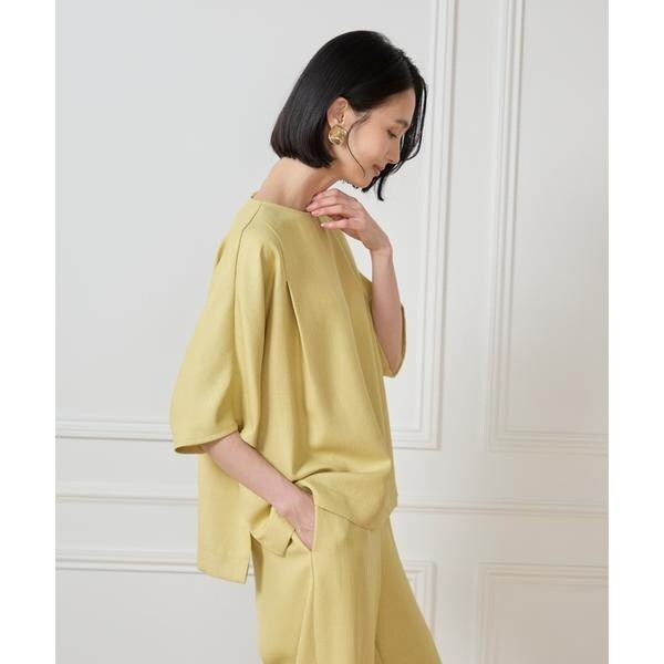 セブンアイディコンセプト（7ID concept）/《大きいサイズ》ドルマンタックブラウス