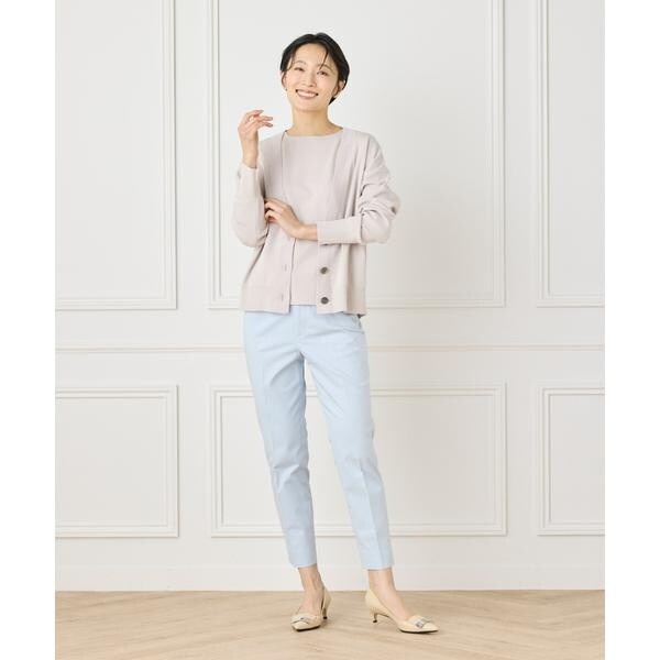 セブンアイディコンセプト（7ID concept）/《大きいサイズ》ノースリーブニットプルオーバー