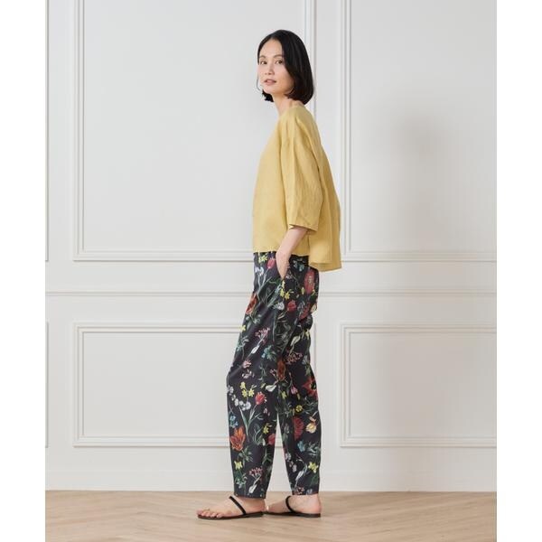 セブンアイディコンセプト（7ID concept）/《大きいサイズ》リネンワイドシルエットブラウス