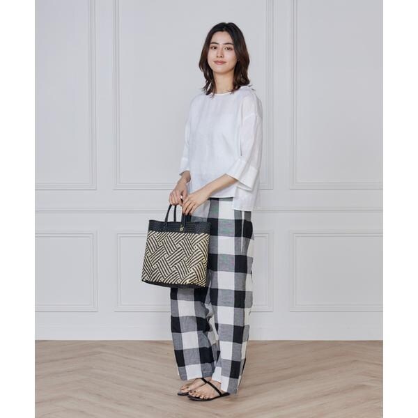 セブンアイディコンセプト（7ID concept）/《大きいサイズ》リネンワイドシルエットブラウス