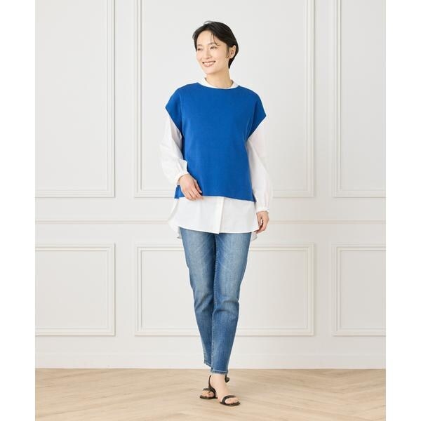 セブンアイディコンセプト（7ID concept）/H． Salt  ミッドライズテーパードデニムパンツ 《Healthy DENIM》