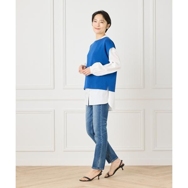 セブンアイディコンセプト（7ID concept）/H． Salt  ミッドライズテーパードデニムパンツ 《Healthy DENIM》