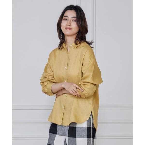 セブンアイディコンセプト（7ID concept）/《大きいサイズ》リネンシャツ