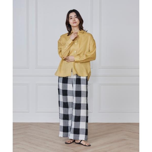 セブンアイディコンセプト（7ID concept）/《大きいサイズ》リネンシャツ