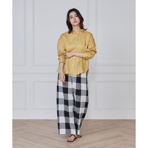 セブンアイディコンセプト（7ID concept）/《大きいサイズ》リネンシャツ