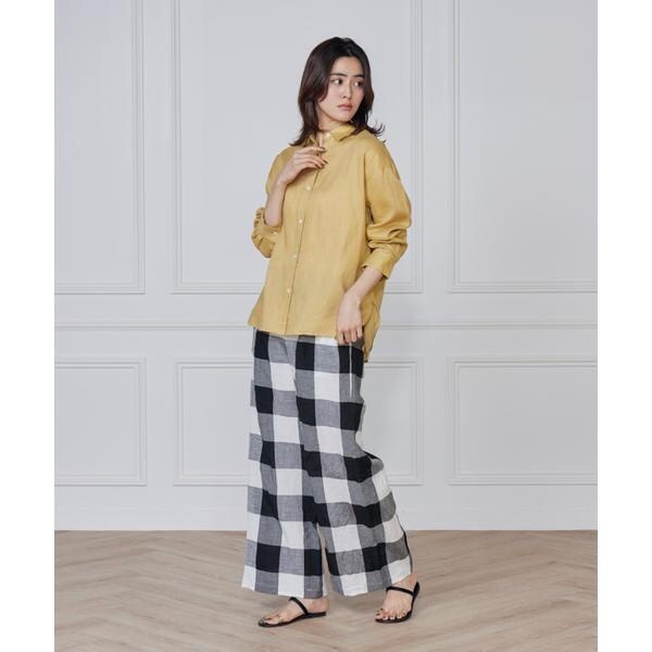 セブンアイディコンセプト（7ID concept）/《大きいサイズ》リネンシャツ