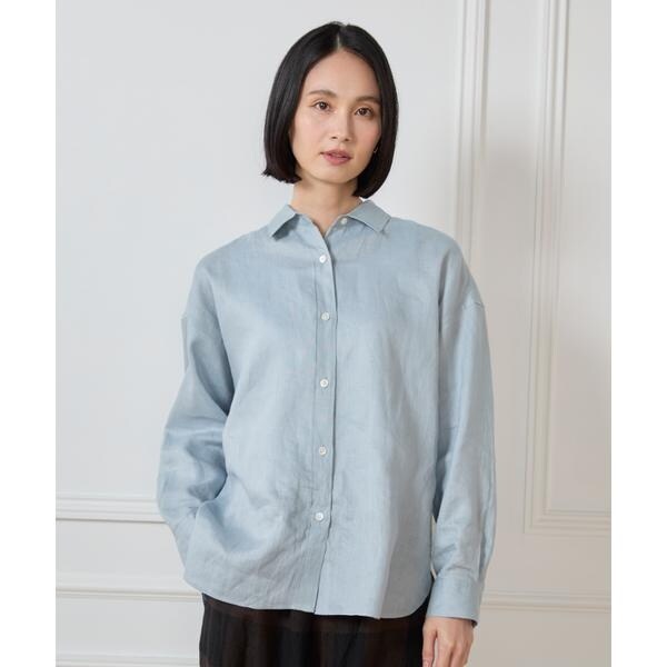 セブンアイディコンセプト（7ID concept）/《大きいサイズ》リネンシャツ