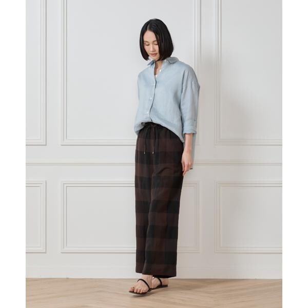 セブンアイディコンセプト（7ID concept）/《大きいサイズ》リネンシャツ