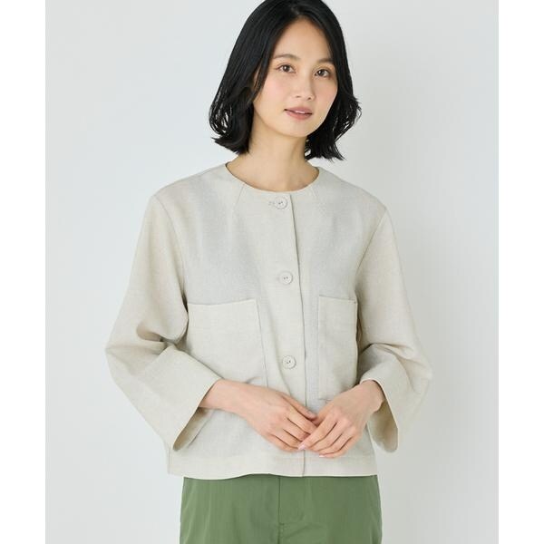 セブンアイディコンセプト（7ID concept）/《大きいサイズ》カラミノーカラージャケット