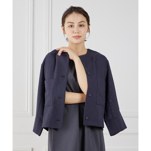 セブンアイディコンセプト（7ID concept）/《大きいサイズ》カラミノーカラージャケット