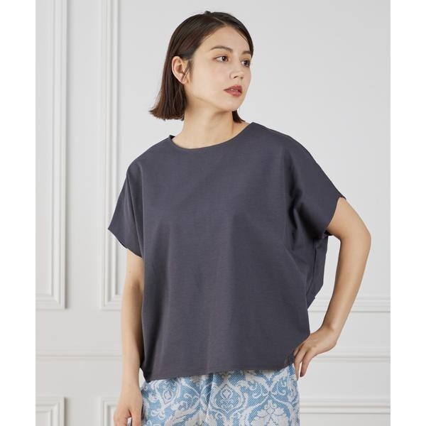 セブンアイディコンセプト（7ID concept）/《大きいサイズ》サイドタックドルマンプルオーバー