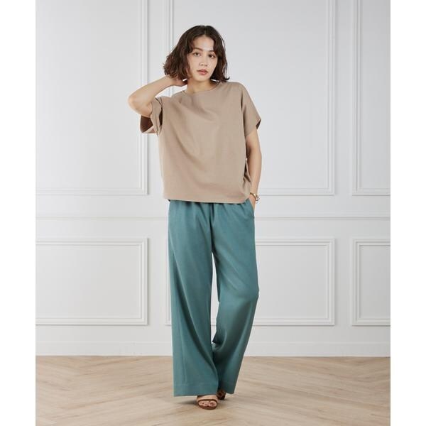 セブンアイディコンセプト（7ID concept）/《大きいサイズ》サイドタックドルマンプルオーバー