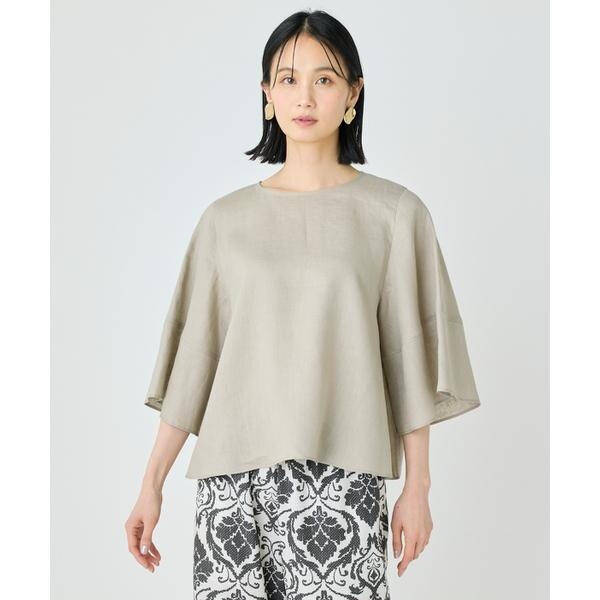 セブンアイディコンセプト（7ID concept）/《大きいサイズ》ボリュームスリーブプルオーバー