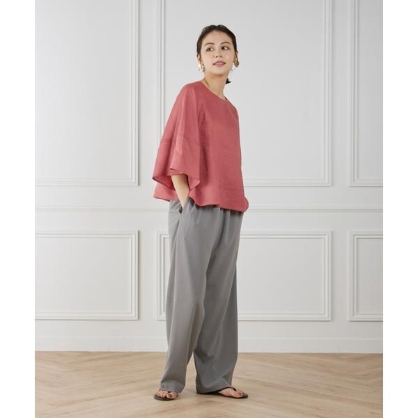 セブンアイディコンセプト（7ID concept）/《大きいサイズ》ボリュームスリーブプルオーバー