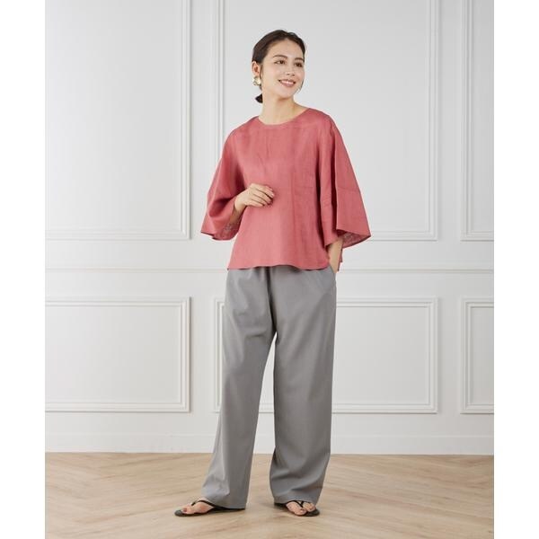 セブンアイディコンセプト（7ID concept）/《大きいサイズ》ボリュームスリーブプルオーバー