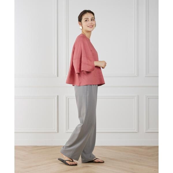 セブンアイディコンセプト（7ID concept）/《大きいサイズ》ボリュームスリーブプルオーバー