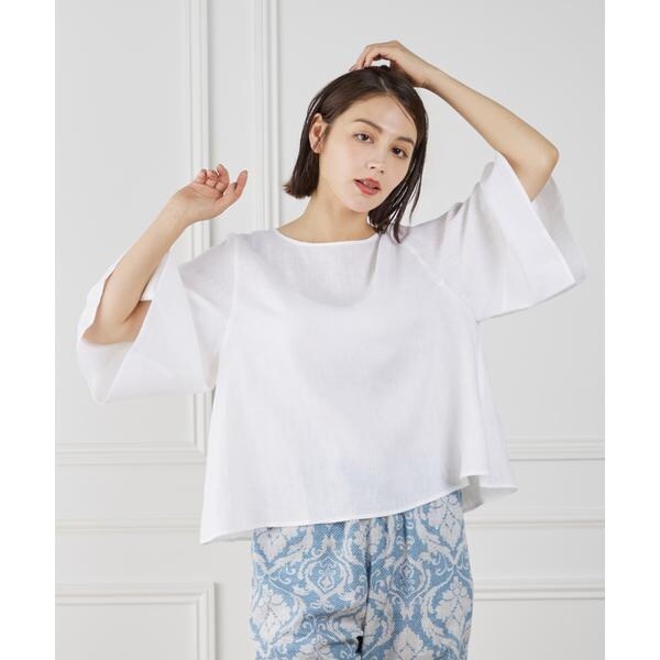 セブンアイディコンセプト（7ID concept）/《大きいサイズ》ボリュームスリーブプルオーバー