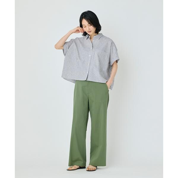 セブンアイディコンセプト（7ID concept）/《大きいサイズ》シャツカラーワイドシルエットシャツ