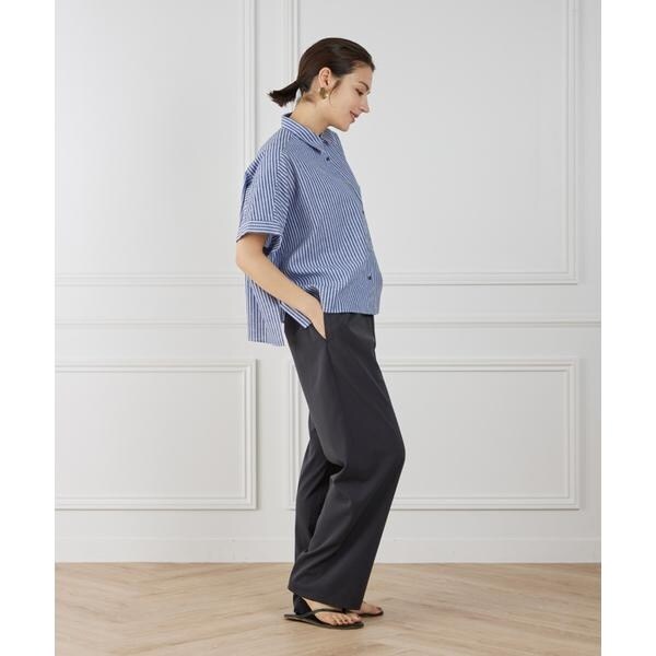 セブンアイディコンセプト（7ID concept）/《大きいサイズ》シャツカラーワイドシルエットシャツ