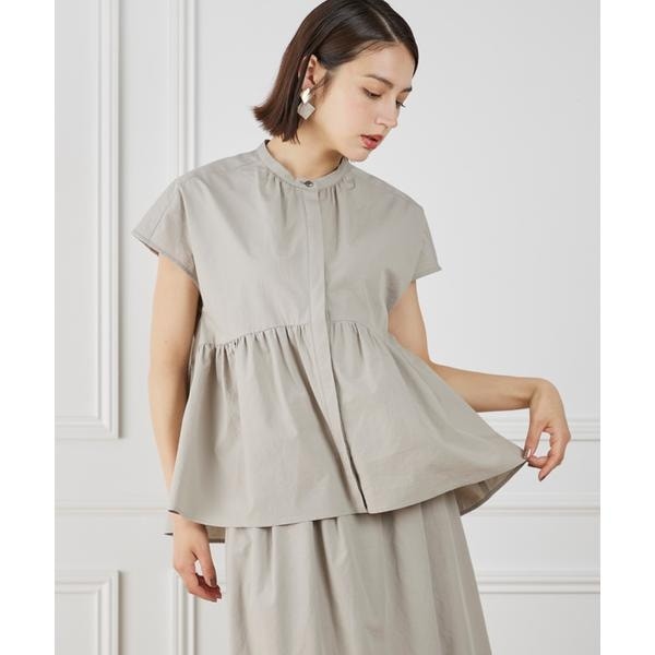 セブンアイディコンセプト（7ID concept）/ペプラムブラウス