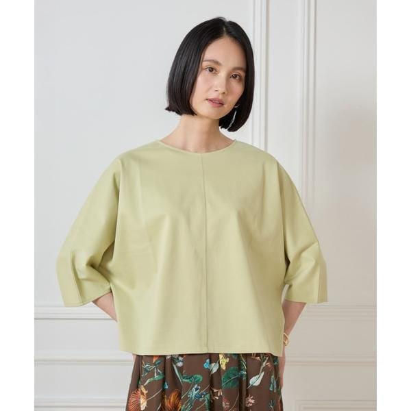 セブンアイディコンセプト（7ID concept）/《大きいサイズ》バックジップドルマンプルオーバー