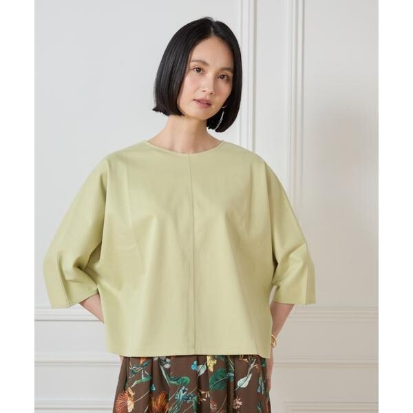 セブンアイディコンセプト（7ID concept）/《大きいサイズ》バックジップドルマンプルオーバー