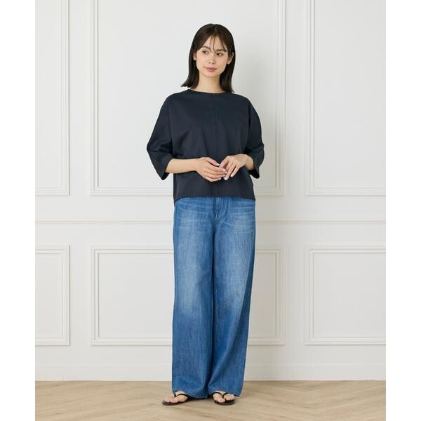 セブンアイディコンセプト（7ID concept）/《大きいサイズ》バックジップドルマンプルオーバー