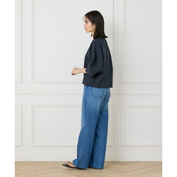 セブンアイディコンセプト（7ID concept）/《大きいサイズ》バックジップドルマンプルオーバー