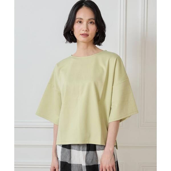 セブンアイディコンセプト（7ID concept）/《大きいサイズ》スリットスリーブプルオーバー