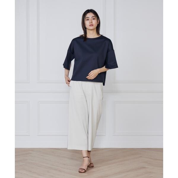 セブンアイディコンセプト（7ID concept）/《大きいサイズ》スリットスリーブプルオーバー