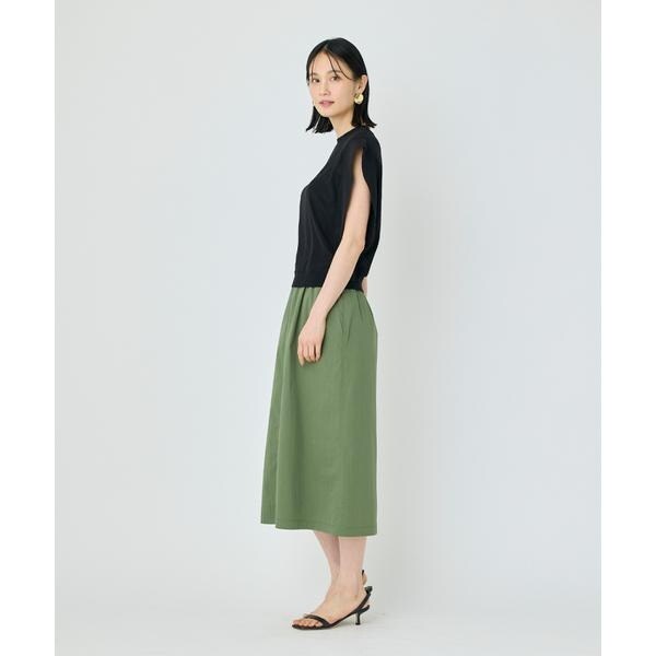 セブンアイディコンセプト（7ID concept）/《大きいサイズ》Aラインスカート