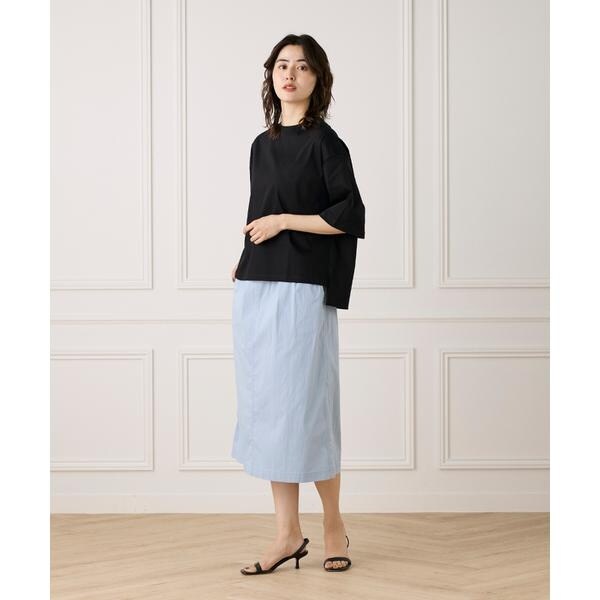 セブンアイディコンセプト（7ID concept）/《大きいサイズ》Aラインスカート