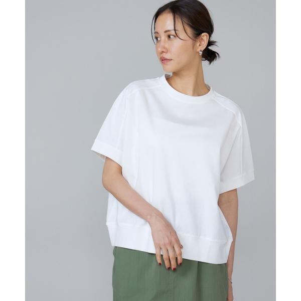 セブンアイディコンセプト（7ID concept）/《大きいサイズ》ヨーク切替ハイネックプルオーバー