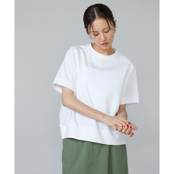 セブンアイディコンセプト（7ID concept）/《大きいサイズ》ヨーク切替ハイネックプルオーバー