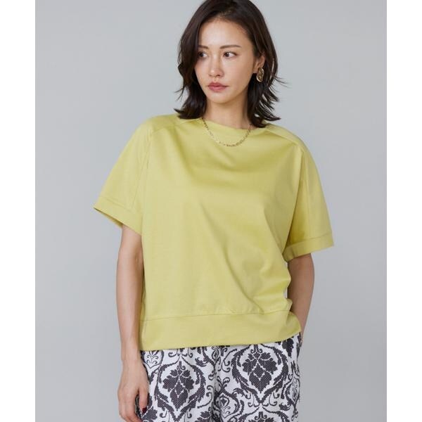 セブンアイディコンセプト（7ID concept）/《大きいサイズ》ヨーク切替ハイネックプルオーバー