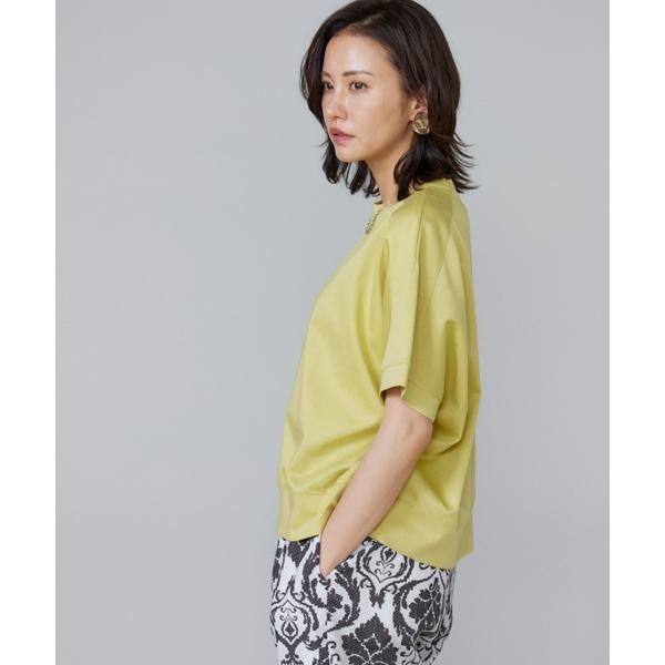 セブンアイディコンセプト（7ID concept）/《大きいサイズ》ヨーク切替ハイネックプルオーバー