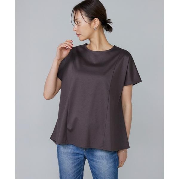 セブンアイディコンセプト（7ID concept）/《大きいサイズ》サイドフレアーカットプルオーバー