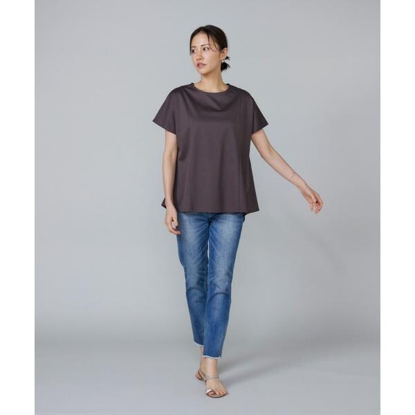 セブンアイディコンセプト（7ID concept）/《大きいサイズ》サイドフレアーカットプルオーバー