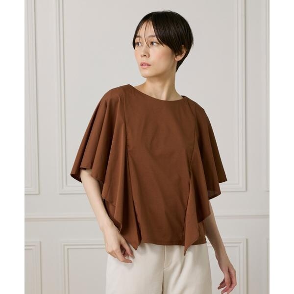 セブンアイディコンセプト（7ID concept）/《大きいサイズ》フレアースリーブカットプルオーバー