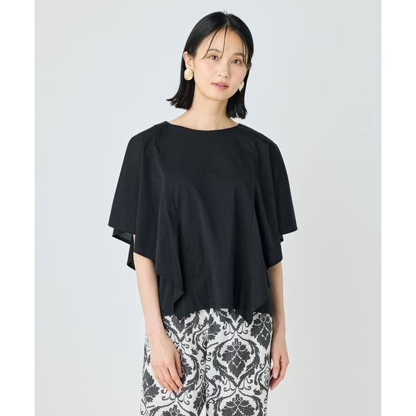 セブンアイディコンセプト（7ID concept）/《大きいサイズ》フレアースリーブカットプルオーバー