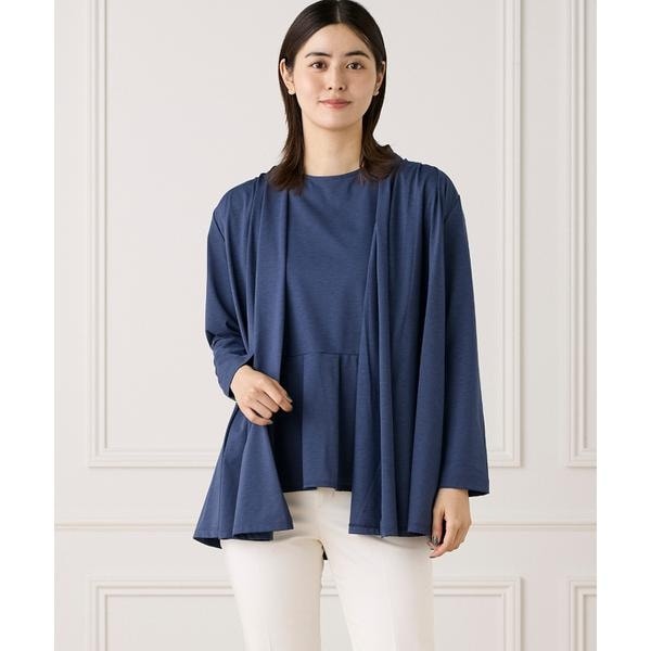 セブンアイディコンセプト（7ID concept）/《大きいサイズ》着流しカーディガン